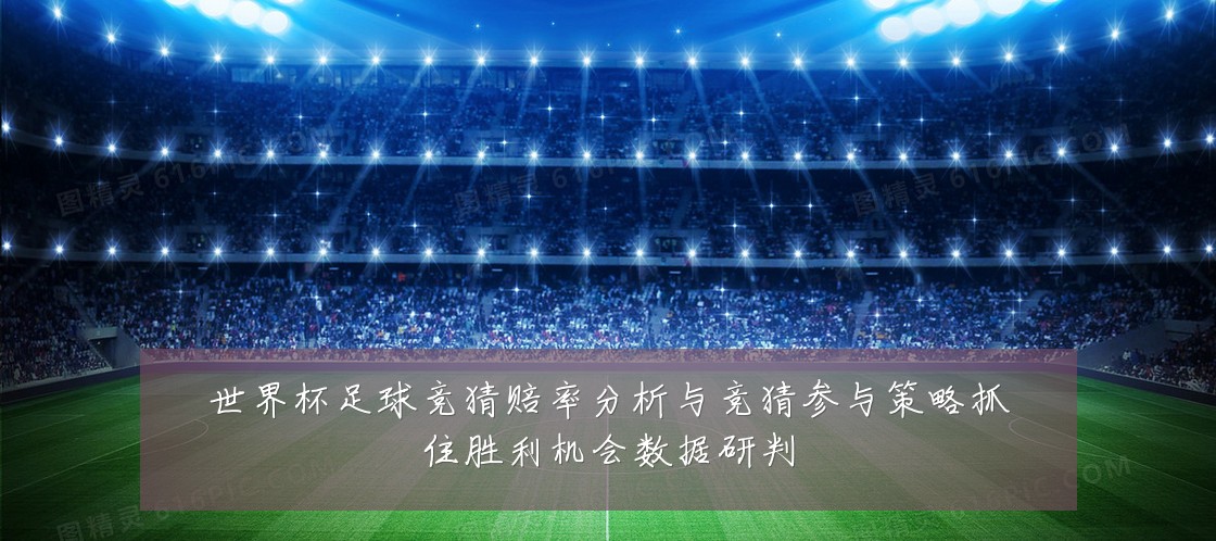 世界杯足球竞猜赔率分析与竞猜参与策略抓住胜利机会数据研判